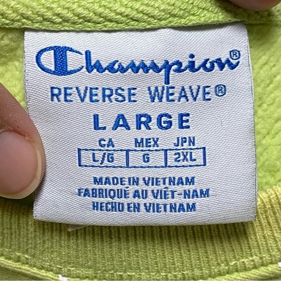 Champion Life Womens Reverse Weave Crew Sweater Size Large - Picture 9 of 16